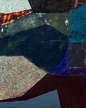 Korynn Morrison, Terrarium, Oil and Cold Wax Painting