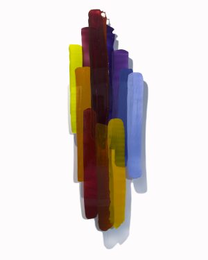 Brett Anthony Moore, Tim Brown (light turned off), acrylic abstract wall sculpture