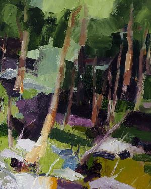 Belinda Street, Hawkesbury Shoreline, landscape oil painting