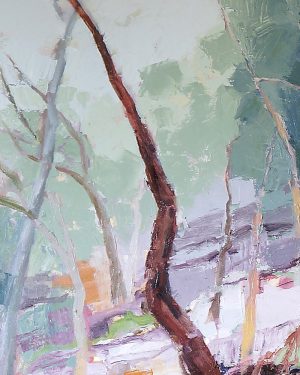 Belinda Street, Marramarra, landscape oil painting