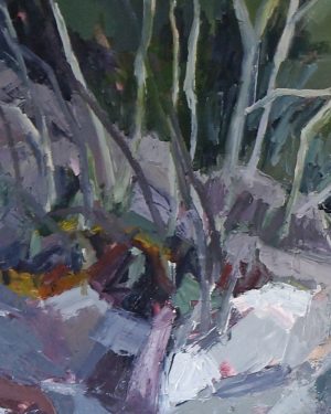 Belinda Street, Along the Organ Pipes Track 2, landscape oil painting
