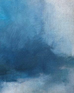 Susie Dureau, Illimitable (Without Limits), oil sky-scape painting