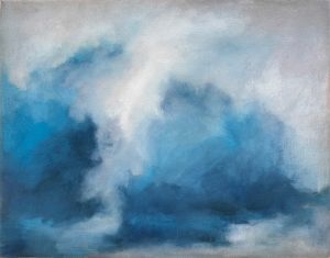 Susie Dureau, Illimitable (Without Limits), oil sky-scape painting