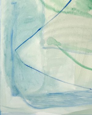 Diana Miller, hello I'm awake now, acrylic abstract painting
