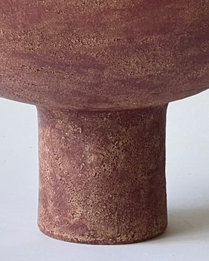 Katarina Wells, XL Stemmed Bowl, ceramic sculpture
