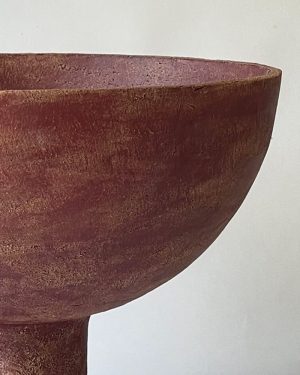 Katarina Wells, XL Stemmed Bowl, ceramic sculpture