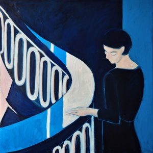Maria Kostareva, Nocturne, oil painting