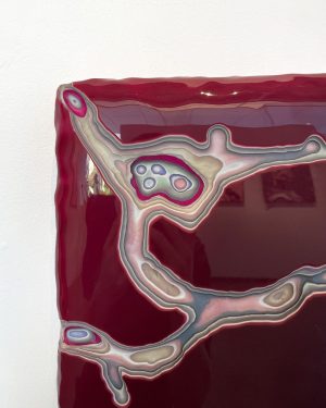 William Versace, Abalone, resin wall piece