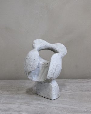 Emma Lindegaard, Because A Flower I, Stoneware sculpture
