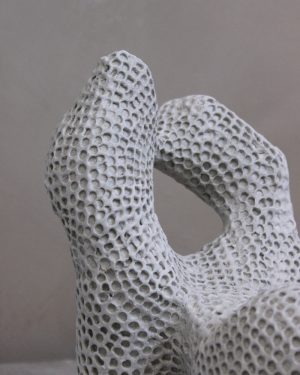 Emma Lindegaard, Water Memory I, Stoneware sculpture