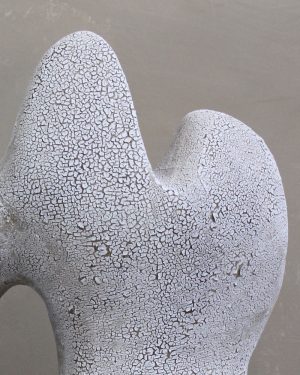 Emma Lindegaard, Outside Looking In, Stoneware sculpture