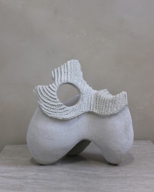 Emma Lindegaard, Water Memory II, Stoneware sculpture