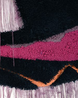 Georgia Bisley, Crush, tufted textile wall artwork