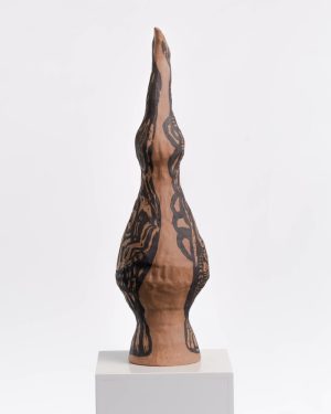 Karlien van Rooyen, Cocodrillo II, ceramic sculpture