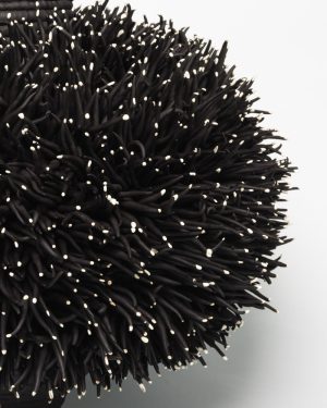 Aleisa Miksad, Porcupine, ceramic sculpture