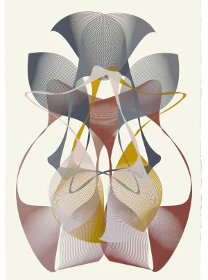 Kate Banazi, Joy Muscle - No Perfect Symmetry, Silkscreen Print