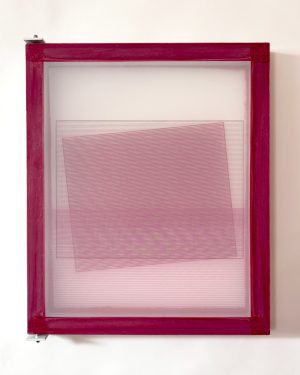 Kate Banazi, Vertigo III, Perspex-framed silkscreen print