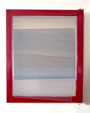 Kate Banazi, Vertigo I, Perspex-framed silkscreen print