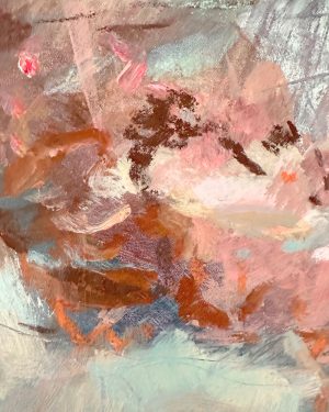 Amanda Schunker, Humming With Activity, abstract acrylic painting