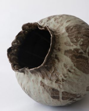 Amanda Schunker, Retreating Tide, ceramic pot