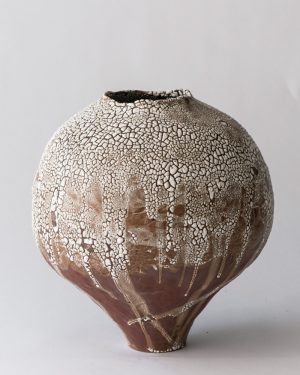 Amanda Schunker, Mud Crack, ceramic pot