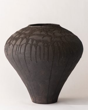 Amanda Schunker, Midnight Sea Lace, ceramic pot