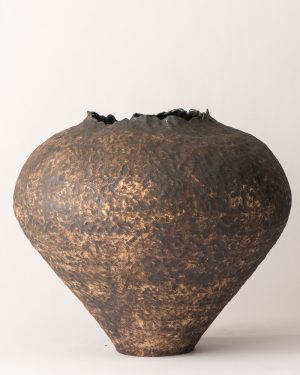 Amanda Schunker, Weathered Rock, ceramic pot