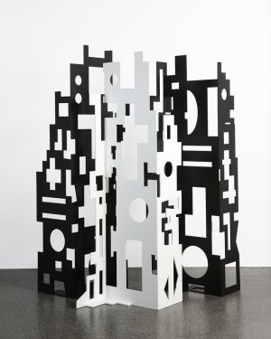 Tracey Lamb Metropolitan Series, steel sculptures