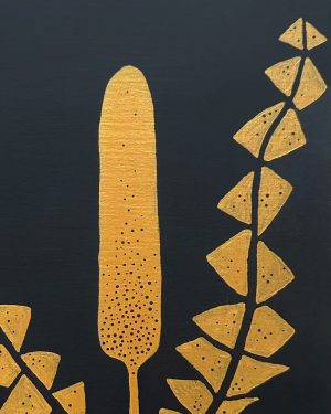 Banksia Beauty, Charmaine Davis, First Nations acrylic painting