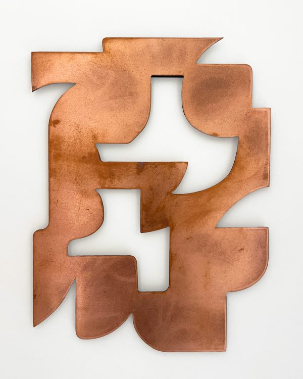 Diana Miller, Reassembled III, copper wall work