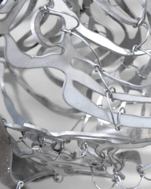 Hannah Quinlivan, Ichthyoskeleton, aluminium sculpture