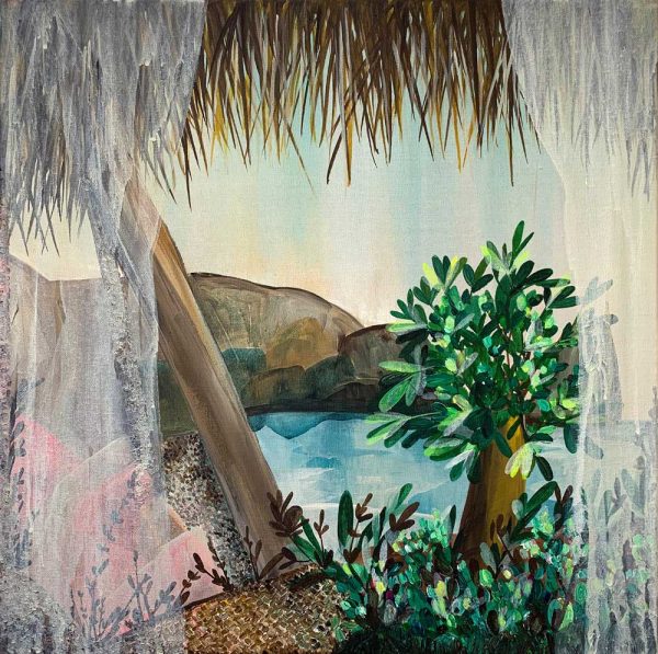 Ingrid Daniell, Day Glow, Through the Veil of Awe, beach landscape painting