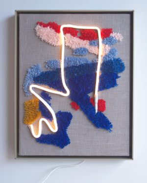 Liliana Pasalic, Nod to Mary Wetherford, LED textile art