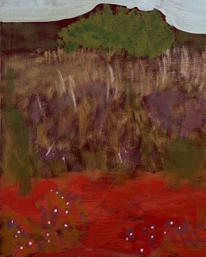 Tiarna Herczeg, Where Grandfather Will Meet Me, First Nations landscape painting