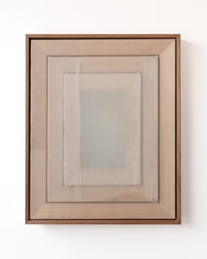 Morgan Stokes, A Painting Within A Painting Within A Painting (Study), silk organza artwork