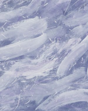 Katrina O'Brien, Her Sea Will Surround You, acrylic abstract painting