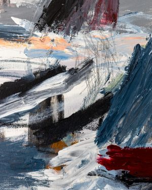 Belinda Street, Let the winds howl, abstract painting