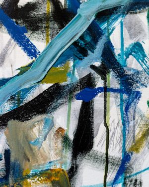 Belinda Street, Ships in the night 2, abstract painting