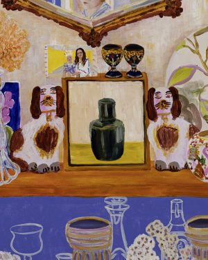 Mother and Child with Spaniels, Kiata Mason