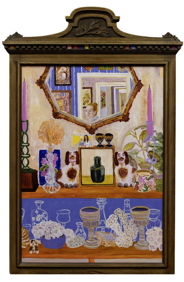 Mother and Child with Spaniels, Kiata Mason