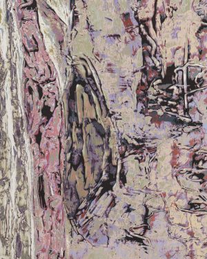 Korynn Morrison, Stoic Scribbly, acrylic abstract painting