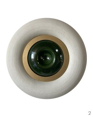 Odette Ireland, Concentrics - Oribe No. 2, ceramic wall sculpture