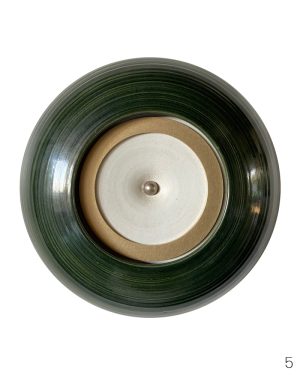Odette Ireland, Concentrics - Oribe No. 5, ceramic wall sculpture