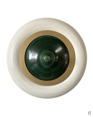 Odette Ireland, Concentrics - Oribe No. 6, ceramic wall sculpture