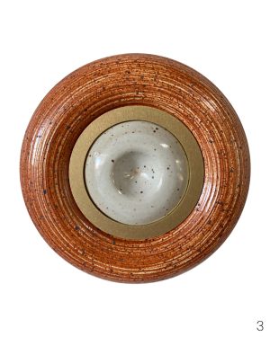 Odette Ireland, Shino No. 3, ceramic wall sculpture