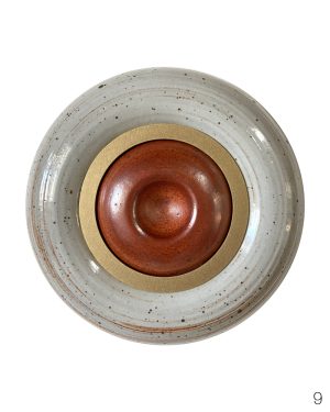 Odette Ireland, Shino No. 9, ceramic wall sculpture