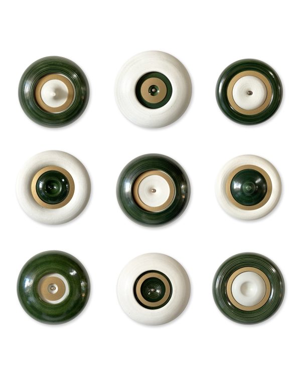 Odette Ireland, Concentrics - Oribe Set, ceramic wall sculpture