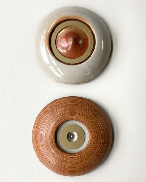 Odette Ireland, Shino Glaze, ceramic wall sculpture