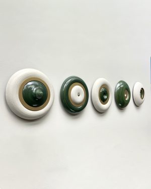 Odette Ireland, Concentrics - Oribe, ceramic wall sculpture