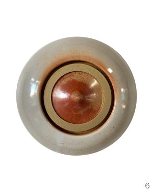 Odette Ireland, Shino No. 6, ceramic wall sculpture